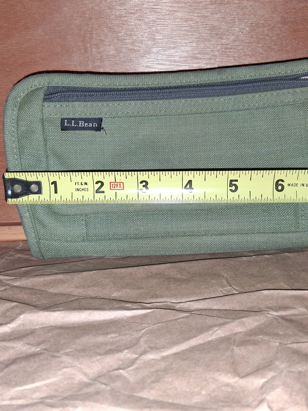 Zipper Canvas Wallet